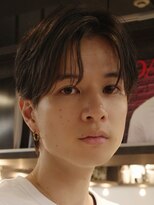 アンサー 渋谷(ANSWER)&nbsp;センターパート毛流れフェザーパーマシースルーショート