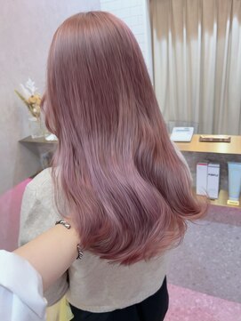 ロンドルピナス 小倉(Lond Lupinus) ミディアムヘア暗めカラー/デザインカラー/フェイスフレーミング