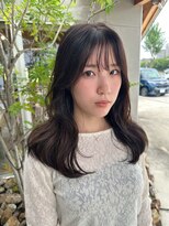 ウエストリー(WESTORY)&nbsp;レイヤーカット/2wayバング/ブラウン/ツヤ髪/寒色系