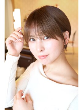 ヘア ルミナス バイ フォルテ(HAIR LUMINAS by FORTE) 縮毛矯正/ストレートパーマ/くびれヘア/アプリコットオレンジ