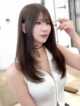 ルフェリ(Lufeli) 【Lufeli】小野裕大/レイヤー/顔周りカット/オリーブグレー/20代