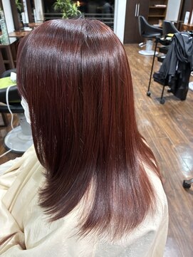 ボイストゥルース 久我山店 レイヤーピンクメテオカラー