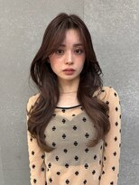 ロンドワン 三宮元町(Lond one)&nbsp;ロングヘア/レイヤーカット/くびれ巻き/フェイスレイヤー/前髪