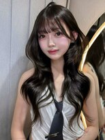 サイン 渋谷(SIGN)&nbsp;韓国ヘアーハッシュカットレイヤーカットグレージュブリーチ無し