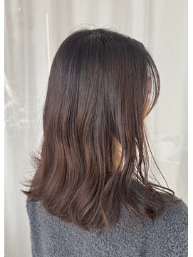 ユウ(Yuu-) カプチーノベージュ×伸ばしかけロブ