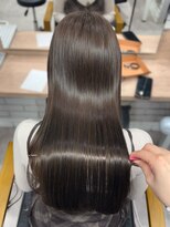 モク(mok) 透明感カラー×艶髪縮毛矯正★yuka