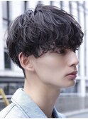 札幌波巻きパーマシャドウパーマルーズパーマメンズマッシュ◆