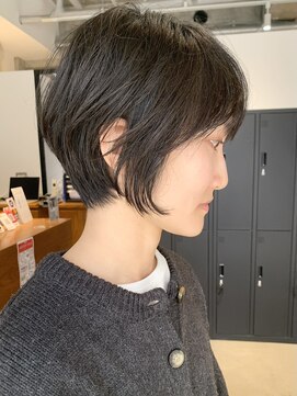 キャンバス 川崎(canvas.) 大人ショート|襟足すっきり×艶ブラウンカラー【川崎】