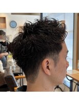ヘアルシェーヌ ルミエール(hair le chene lumiere)&nbsp;ベリーショート × ピンパーマ