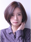 大人オフィスショート☆丸みショート &nbsp;毛先パーマ