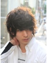 ブークル(boucle)&nbsp;【外国人風】ミディアムマッシュウルフ