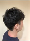 ちょいツーブロックパーマ
