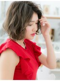 ★ローライト大人ボブくせ毛風抜け感スタイル20代30代40代★6