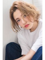 クラン(clan) セシルカット外ハネボブ毛先パーマウォーターフォール