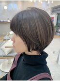 顔まわりで決まる!小顔ショートボブ◎3Dカラー☆ROMMY.田中