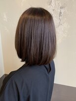 ヘアーメイク アチャ(hair make accha)&nbsp;まとまりボブ×グレージュカラー