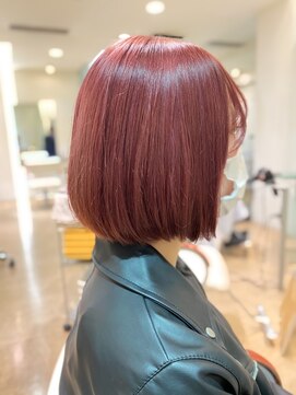 レンジシキチジョウジ (RENJISHI KICHIJOJI) ラズベリーカラーボブ［RENJISHI  KICHIJOJI］