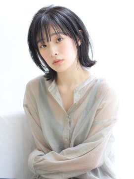 シロフ シブヤ(shirof shibuya) 【加藤信綱】外ハネ×前髪が可愛い♪大人ウルフボブ春夏