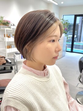 グラフ 蔵前(GRAFF) インナーカラー_イヤリングカラー_ショートボブ【GRAFF蔵前】