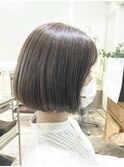 ナチュラルボブ/カーキベージュ◎30代40代50代