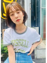 ロジッタ(ROJITHA)&nbsp;【ROJITHA原宿表参道】内巻きボブ×ミルクティーベージュ