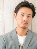 モッズヘアメン 名護大東店(mod's hair men) ノンジアミンカラーで大人の色気アップバングショートh名護大東