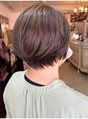 30代40代白髪ぼかしハイライト×ナチュラル透明感大人3Dカラー