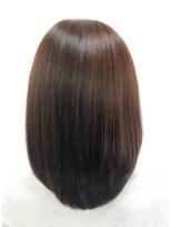 黄ぐまくん美容室 ミディアム レイヤー