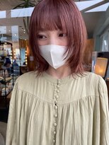ヘアラウンジ アングゥ(hair lounge ungu)&nbsp;ピンクレイヤーボブ