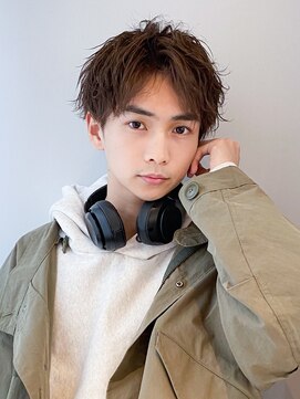 テトラ バイ ネオリーブ 横浜西口店(tetra by neolive) アップバング メンズショート ツイストスパイラルパーマ☆横浜