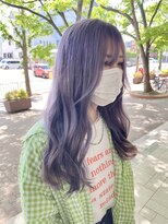 シエル ヘアーメイクアップ(CieL hair make up) 淡めペールカラー×ラベンダー