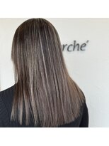 ヘアーマルシェ(hair marche)&nbsp;ハイライト×アッシュ系
