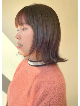 ソソ(soso) 【soso 伊勢田】レイヤー×オレンジブラウン【横浜/ブリーチ】