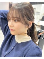 ビューナゴヤ 名駅(VIEW NAGOYA)&nbsp;美髪カールシアーカラーピンクブラウンエアリーロングセミディ