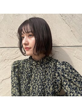 ステラバイケンジ(STELLA by KENJE) 大人綺麗ボブ/藤沢/髪質改善縮毛矯正/ショート/脱白髪染め透明感