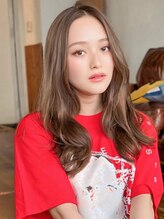 アグ ヘアー エクシード 上尾店(Agu hair exceed) 《Agu hair》ヘーゼルカラーゆる巻×numberA.ケアオイルスリーク