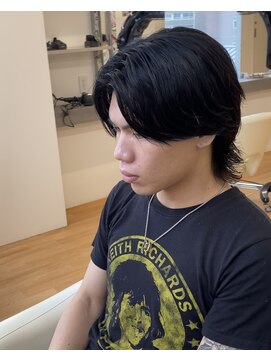 ビカムメンズヘアー 栄店(become men's hair) 毛流れニュアンスウルフ