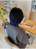 寒色系インナーカラー