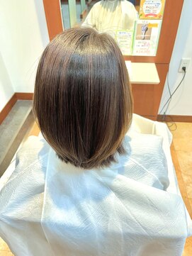 ヘアモーヴ チャンプス 南流山店 シルキーストレートカラー