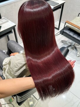 フォルテノエル 静岡鷹匠店(FORTE Noel) レッドカラー/髪質改善/韓国風