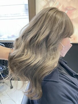 ヘアーデザイン ジェルム(Hair Design germe) 透明感グレージュカラー #しのだスペシャル