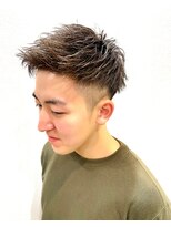 銀座マツナガ 神田店&nbsp;学生&社会人◎王道ツーブロックショートアップバンク黒髪