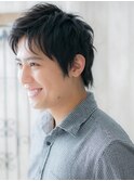 30代40代ビジネス爽やか黒髪ベリーショートY上尾
