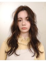 レコ 渋谷(LECO)&nbsp;フェイスレイヤーブリーチなしハニーオリーブブラウンカラー