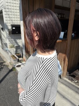 テイ(tei) ウルフカット/ウルフボブ/インナーカラー/ピンクカラー/レイヤー