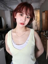 キジ(kiji)&nbsp;ローズブラウンダークレッドハッシュボブレイヤーボブ