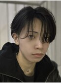 ミディアム-【大人の色気】フェザースタイル