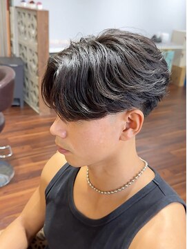 リ メイロ(Re.Meiro) フェザーパーマ【メンズ/パーマ/眉毛/沖縄市/美里】