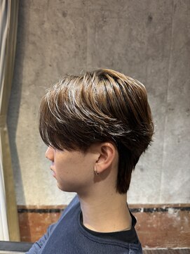 メンズココ メンズパーマ 韓国ヘア 日本橋店(MENS COCO) ニュアンスセンターパート ダウンパーマ