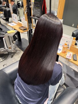 レックスヘアーインターナショナル(ReX HAIR INTERNATIONAL) 【山嵜　栞】ボルドーカラー/艶髪/心斎橋